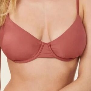 Andie Women's Bikini Top in Rust